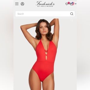 Frederick’s of Hollywood bathing suit